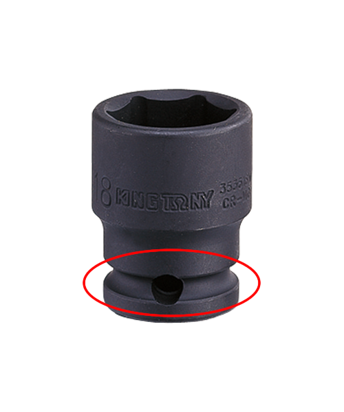 1/4” DR. 6PT Metric Standard Impact Socket_2535M